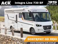 Eura Mobil Integra Line 730 EF  Fiat DUCATO Samochód Kempingowy Eura Mobil Integra Line 730 EF Kamper