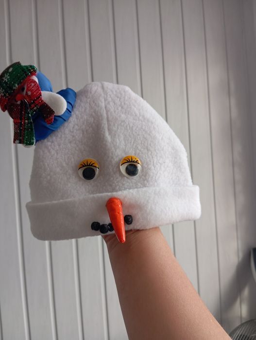 Костюм новогодний снеговик на утренник 3-5 лет