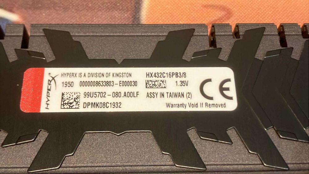 Pamięć HyperX Predator, DDR4, 8 GB, 3200MHz, CL16 HX432C16PB3/8