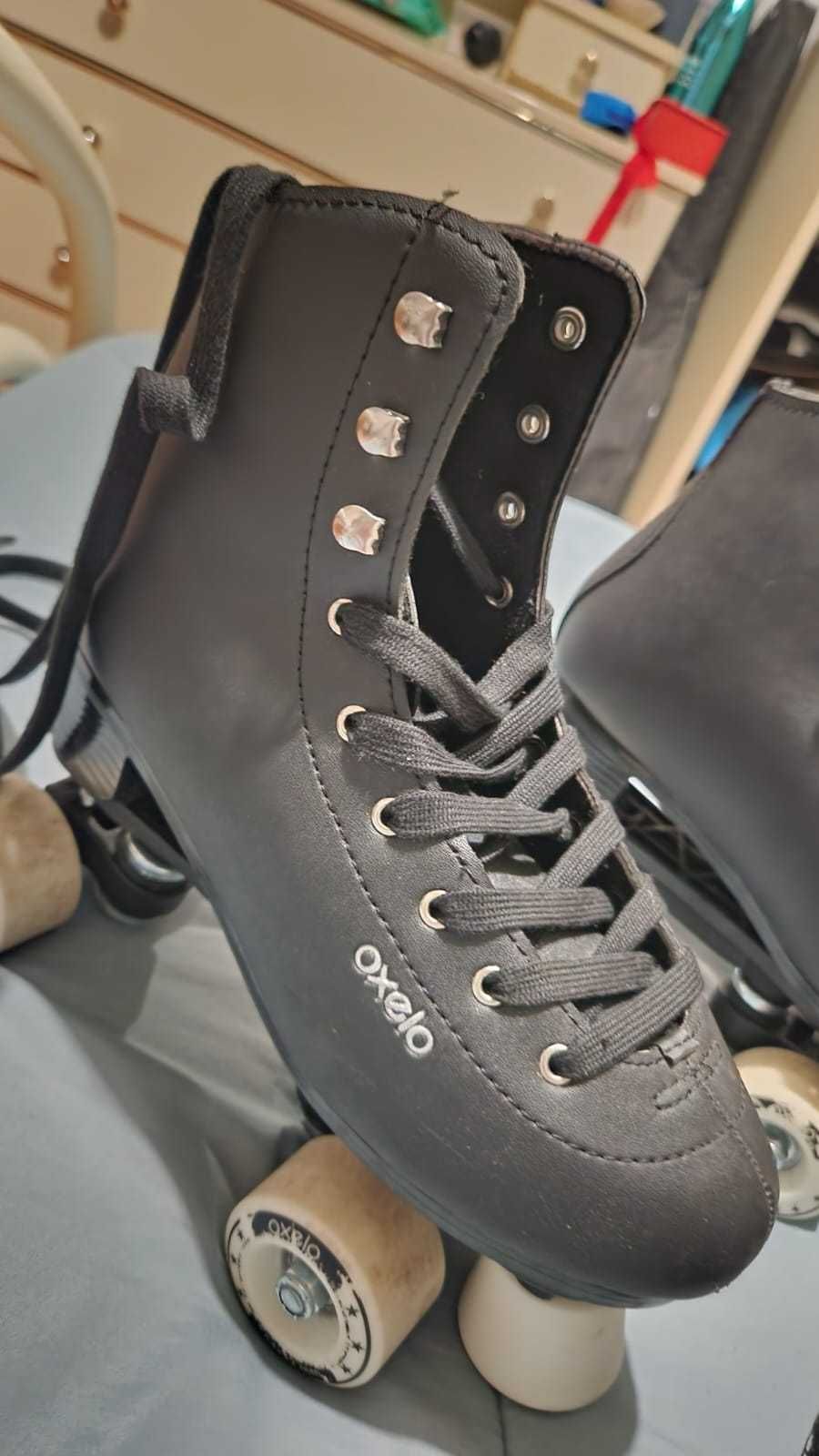 PATINS com kit usado apenas 2 vezes