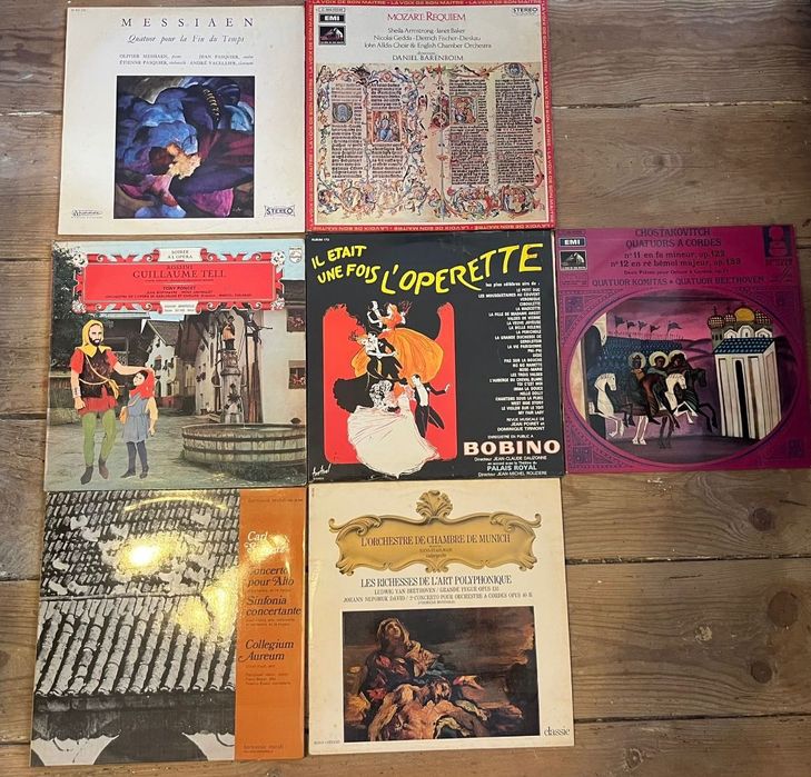 Discos vinil antigos música clássica
