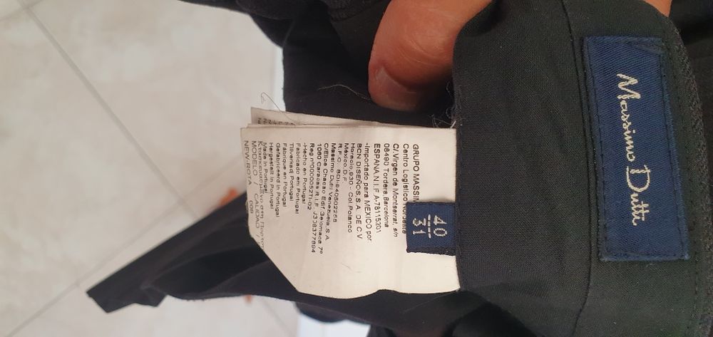 Calças de fazenda de  inverno para homem