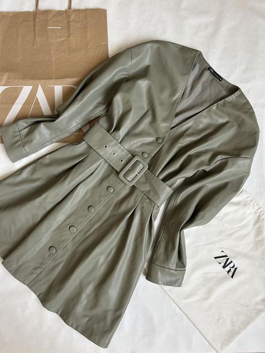 Плаття zara шкіряне