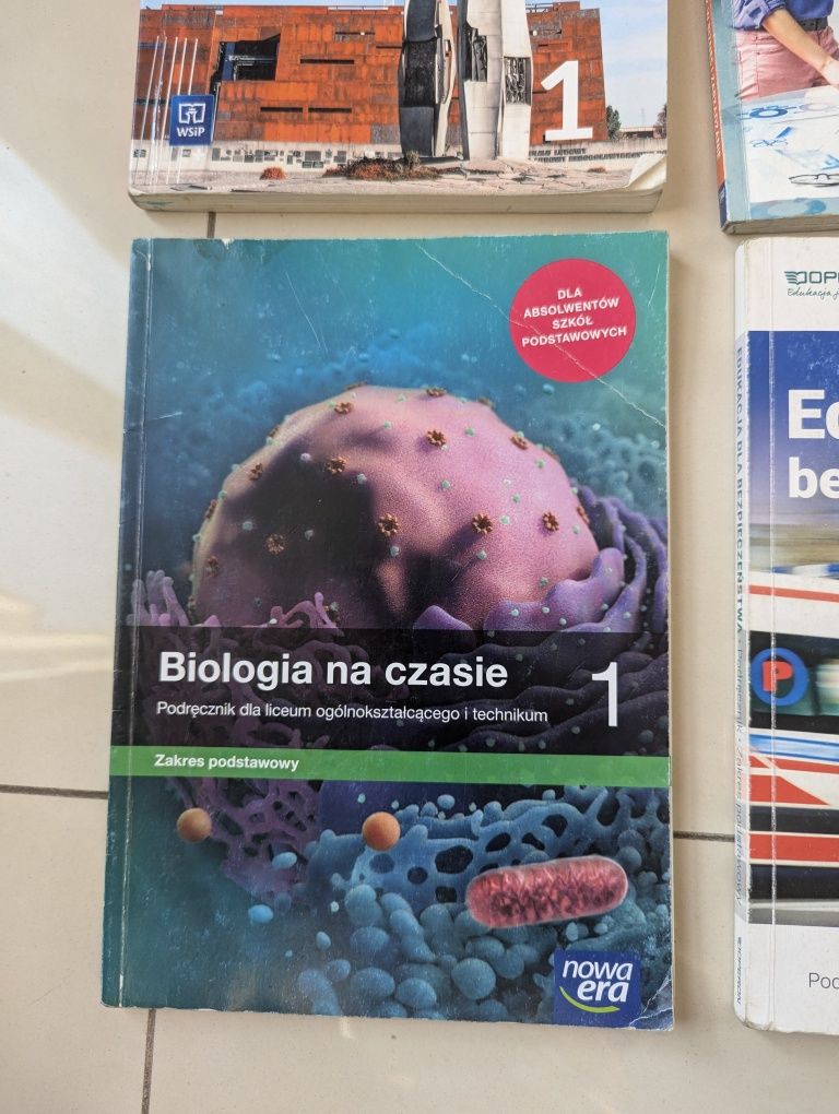 Podręczniki 1 LO technikum HIT Biologia Edukacja bezpieczeństwa