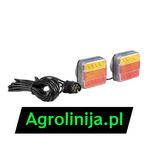 LAMPY TYLNE LED Na Magnes Agtech Kpl. Przewód 7,5m  Zestaw Lamp