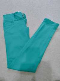 Spodnie zielone rozm XS