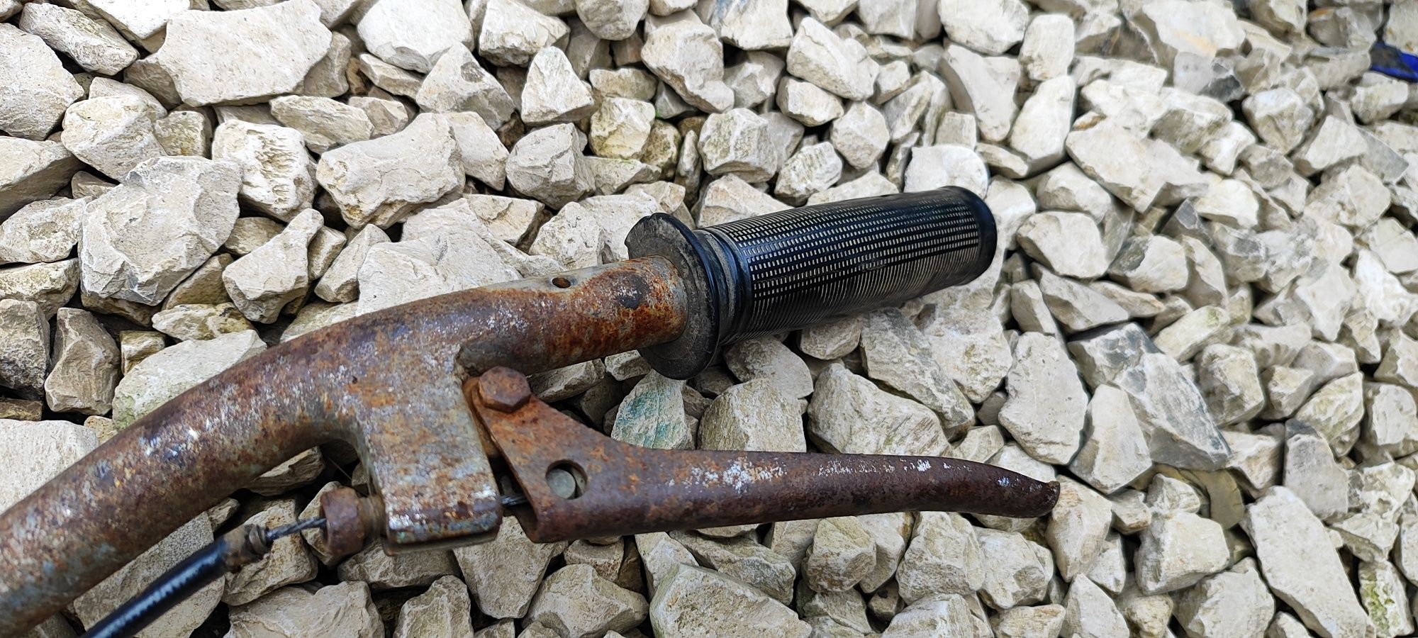 Kierownica WSK 125 m06 z Zetką z1 z2 manetki klamka matka kierownik wf