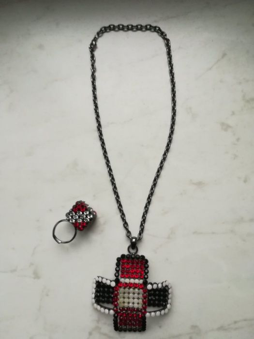 бижутерия украшение подвеска и кольцо пр-во Италия