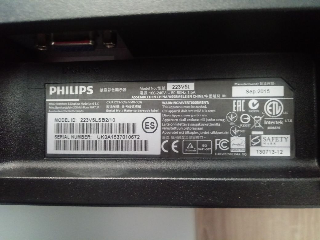 Monitor Philips .