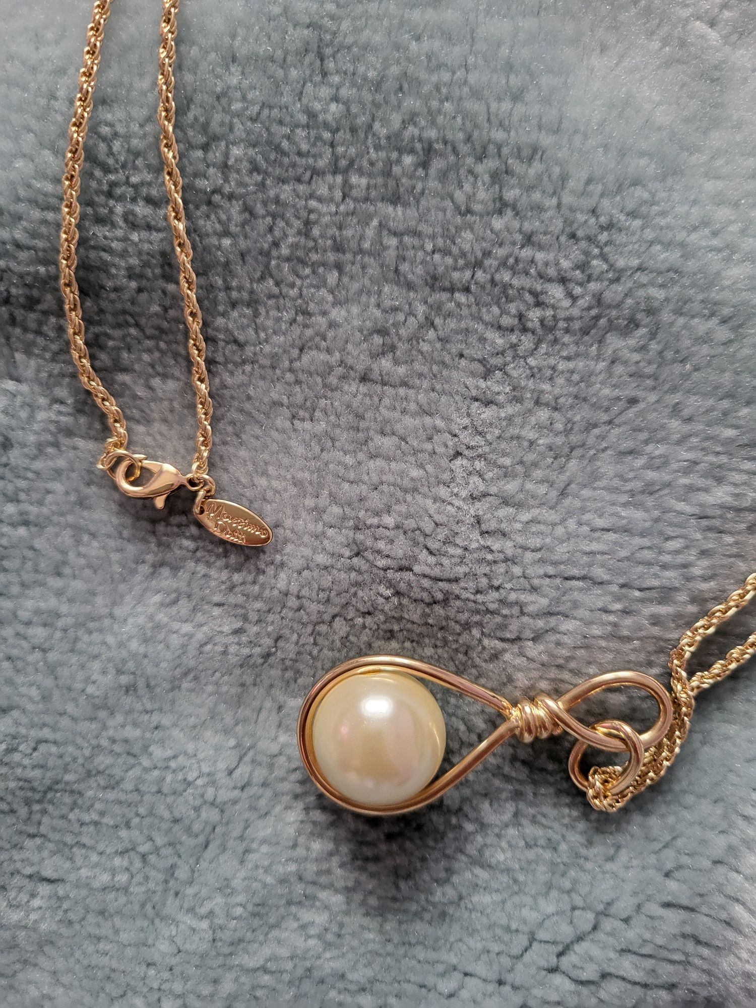 Łańcuszek z imitacja perły