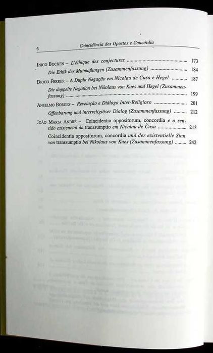 Caminhos do pensamento em Nicolau de Cusa