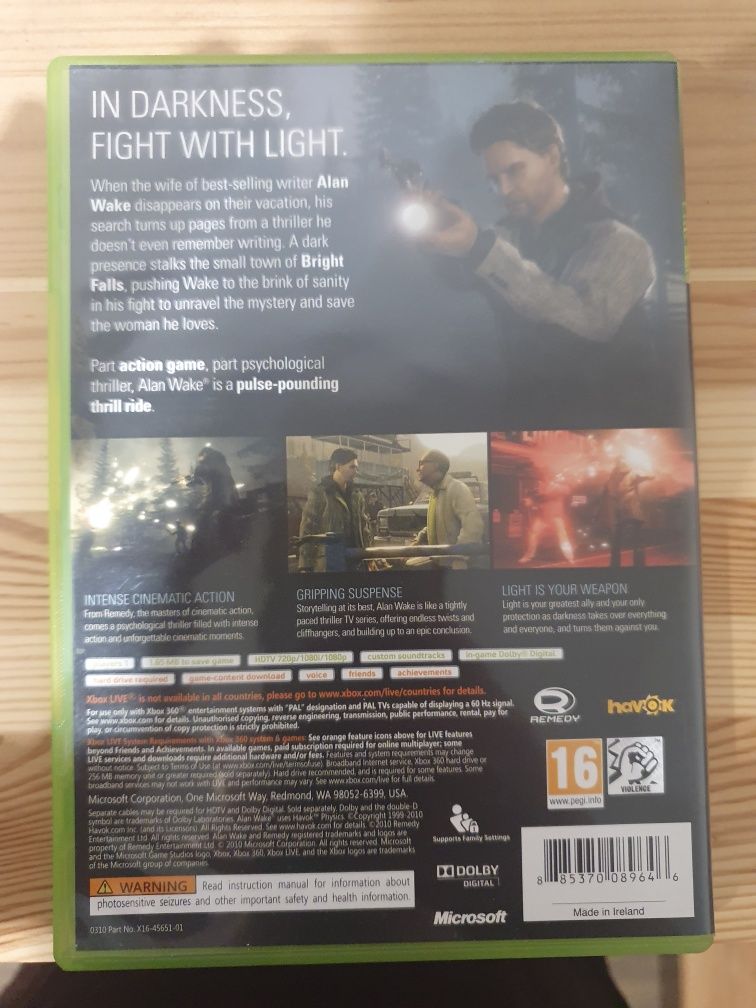 Alan Wake XBOX 360