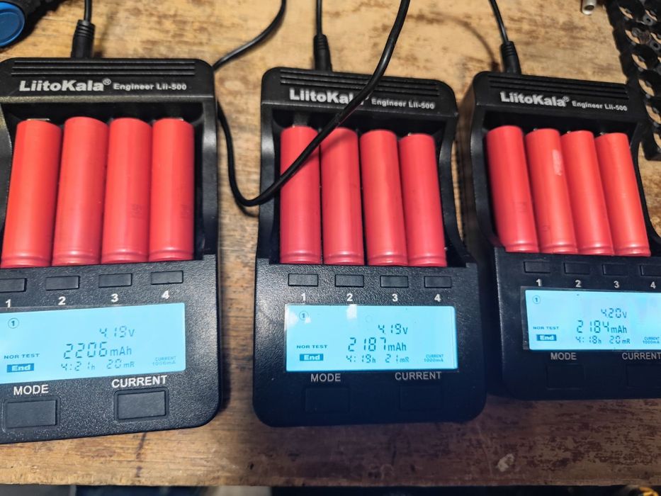 18650 аккумуляторы  2200-2100 mAh