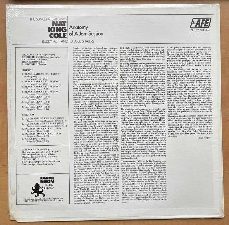 Платівку Nat King Cole – Anatomy Of A Jam Session продам