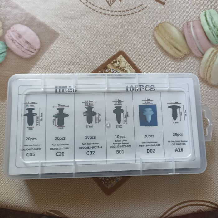 Клипсы, андапки, крепеж, зажимы, крепеж