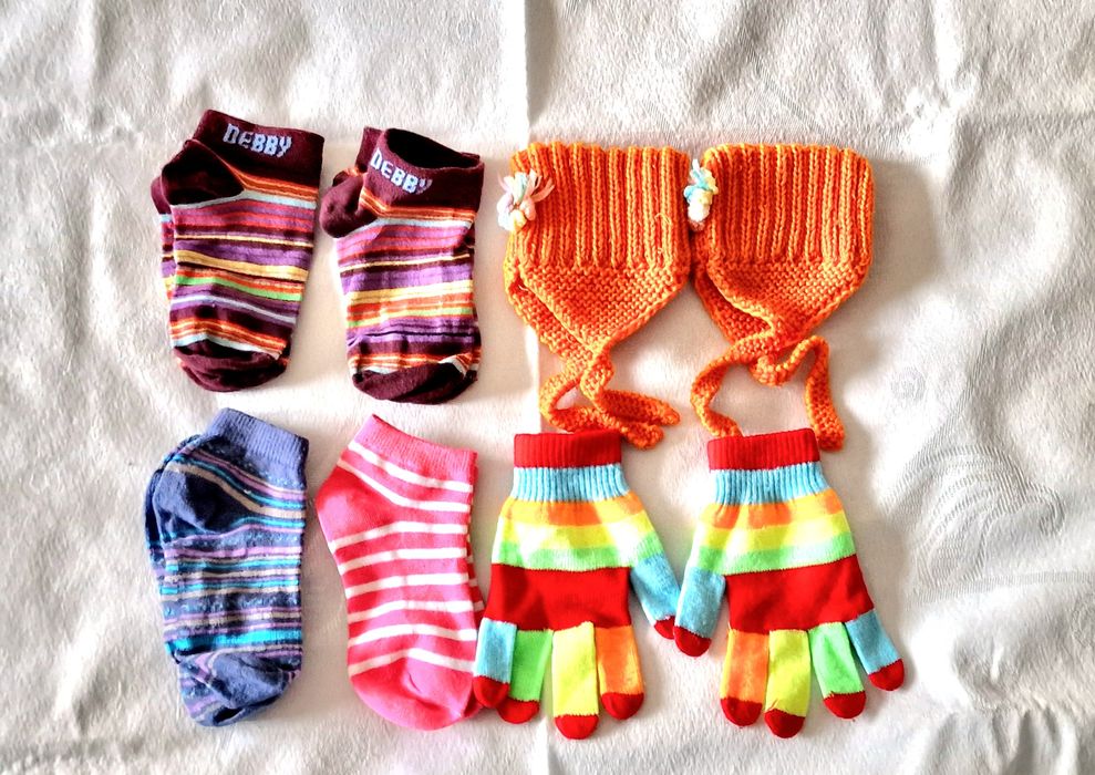 Lote de acessórios para menina