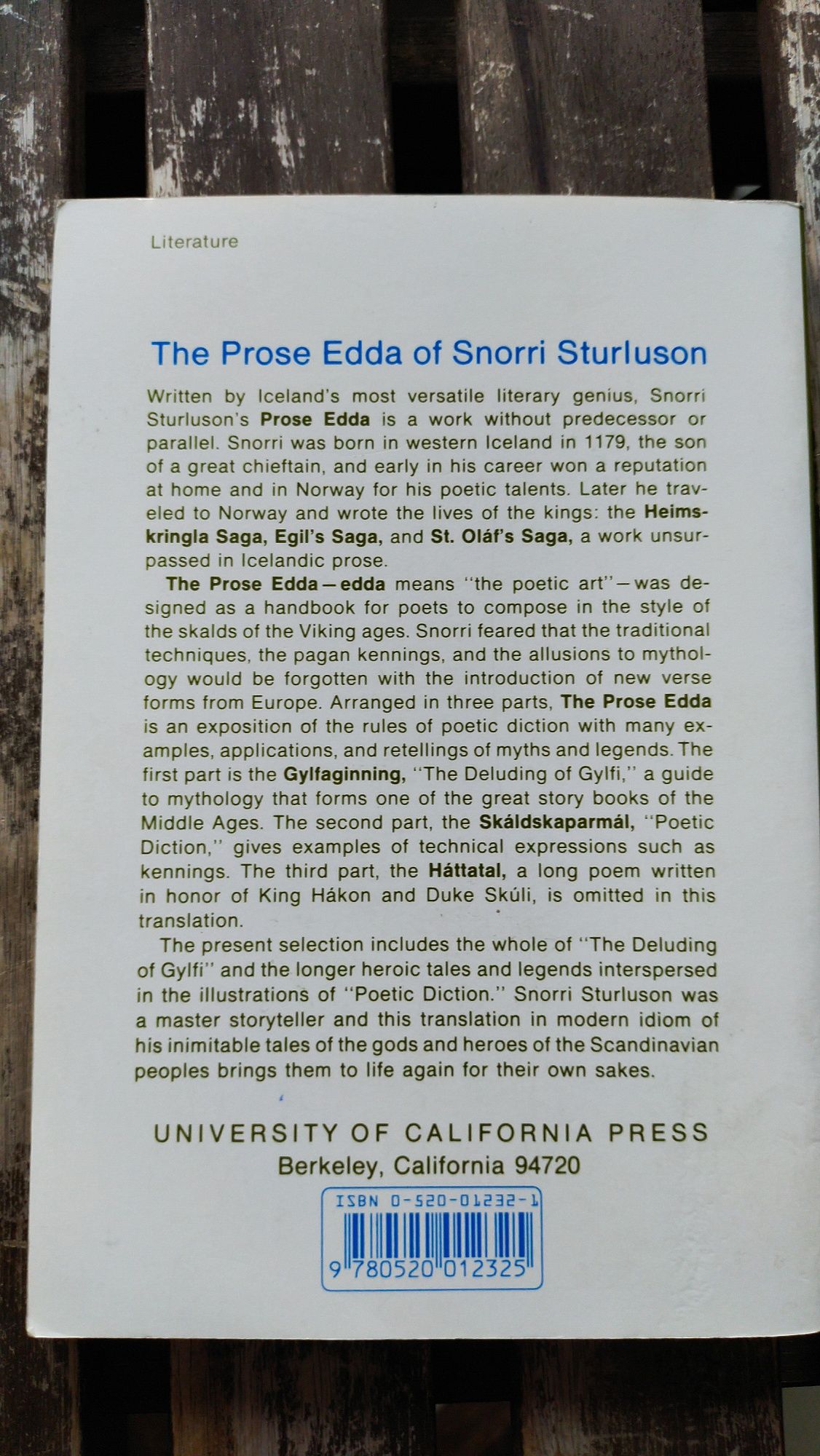 SNORRI STURLUSON the Prose Edda - in English / po angielsku 

TALES FR