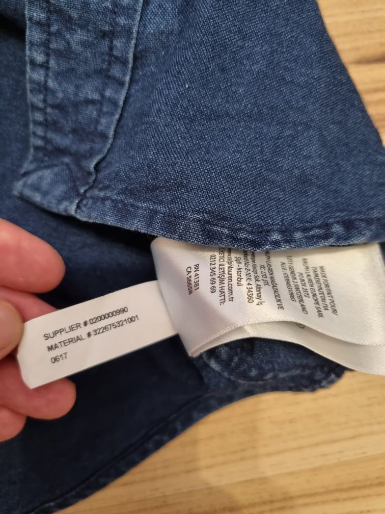 Koszula Jeans Ralph Lauren 4-5lat 110cm