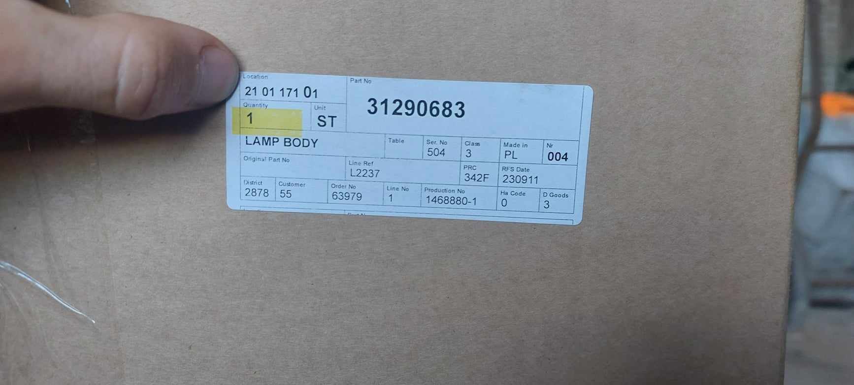 Lampy  tylne Volvo XC60 Nowe.