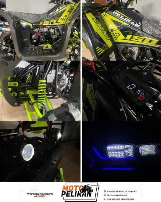 DUŻY QUAD XXL 150 cc PELIKAN RAZER Najmocniejszy Raty Dostawa Hak Ledy