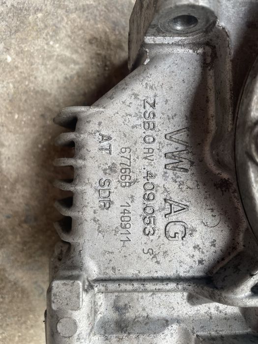 Кутовий редуктор . Роздатка volkswagen passat b7 4 motion av.409.053 s