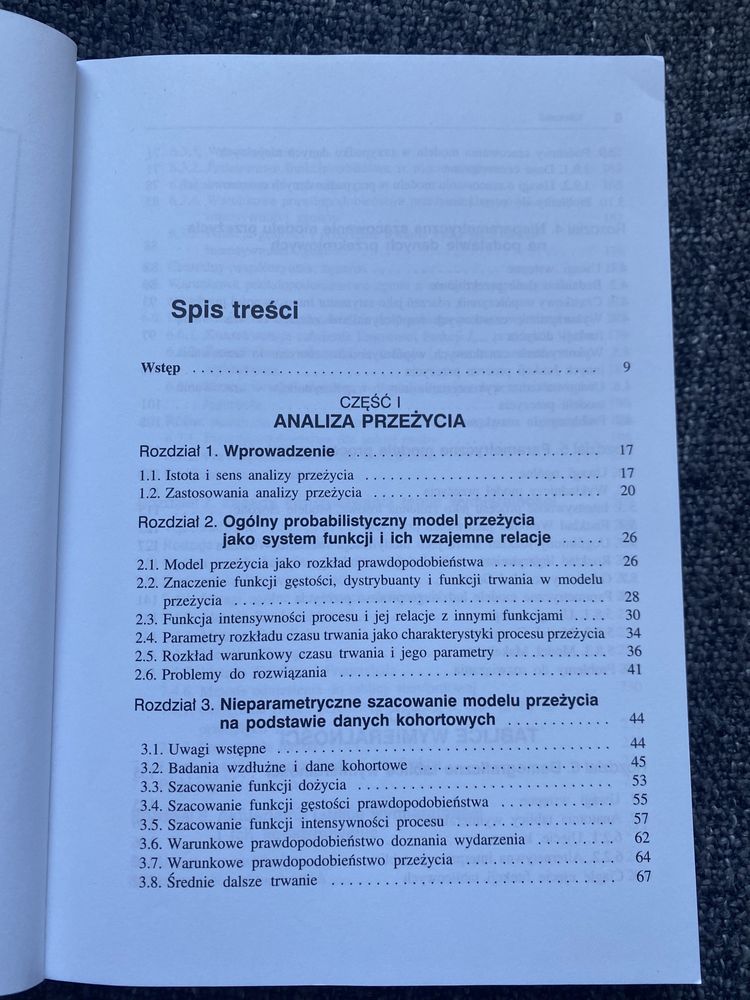 Analiza przeżycia i tablice wymieralności Andrzej Balicki