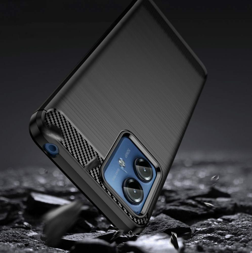 Etui Pancerne Carbon Pro Do Moto G14 4G Ochrona Aparatu I Ekranu