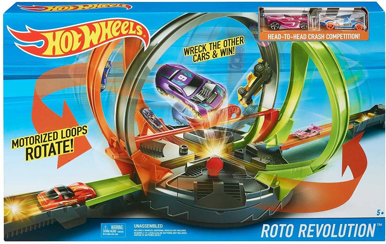 ОРИГИНАЛ! Моторизированный трек Hot Wheels Революционные гонки