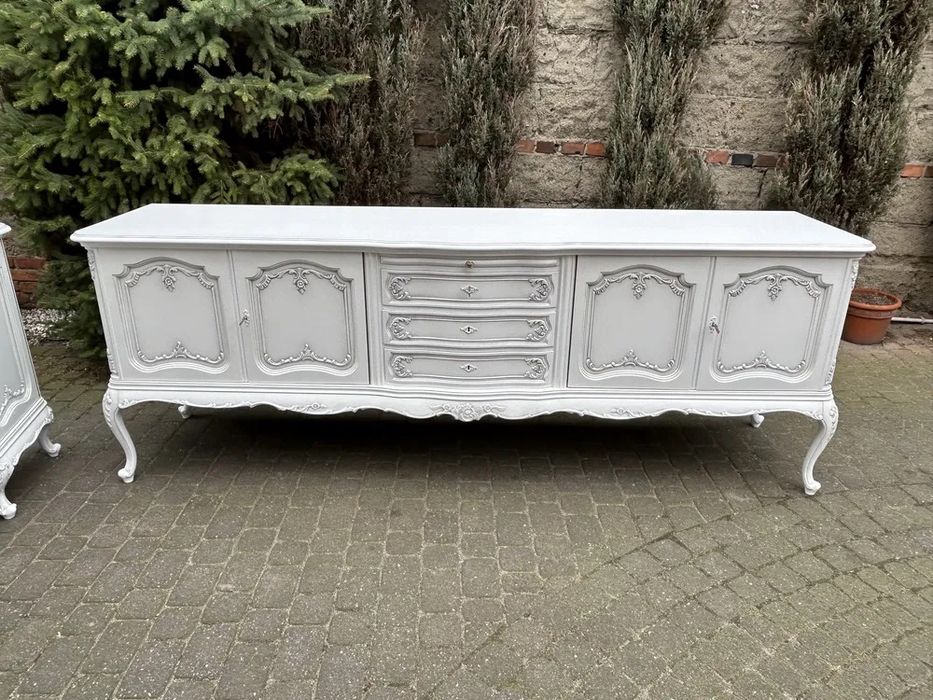 Komoda Ludwikowska Ludwik Warrings Stolik TV RTV  Po Renowacji