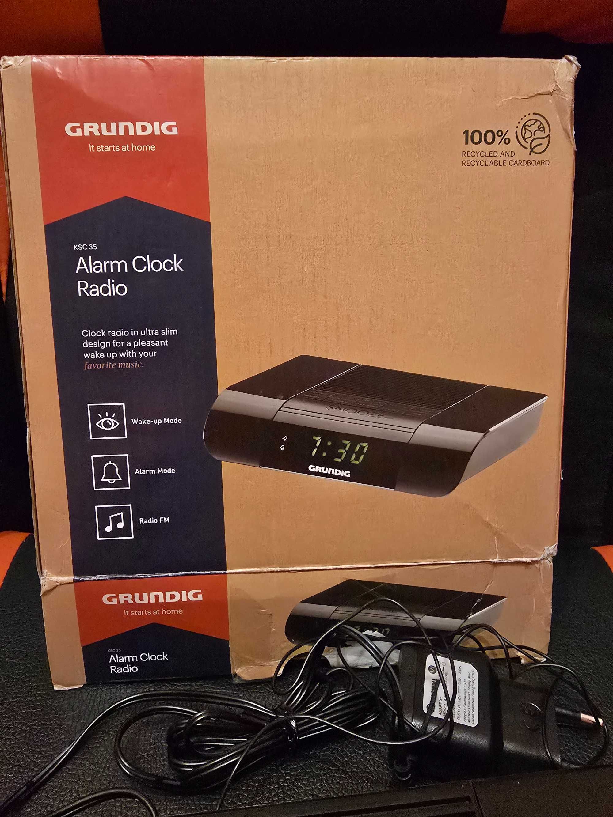 radiobudzik RADIO GRUNDIG KSC 35 czysty dźwięk