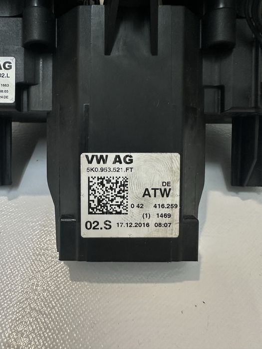 Przełącznik zespolony VW Caddy 2017 5K0953569BE oryginał