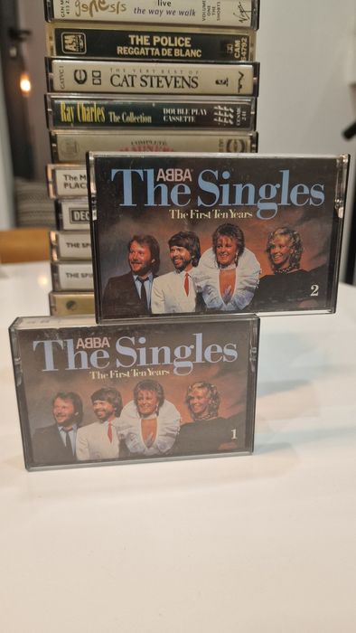 Coleção de cassetes áudio anos 70 & 80