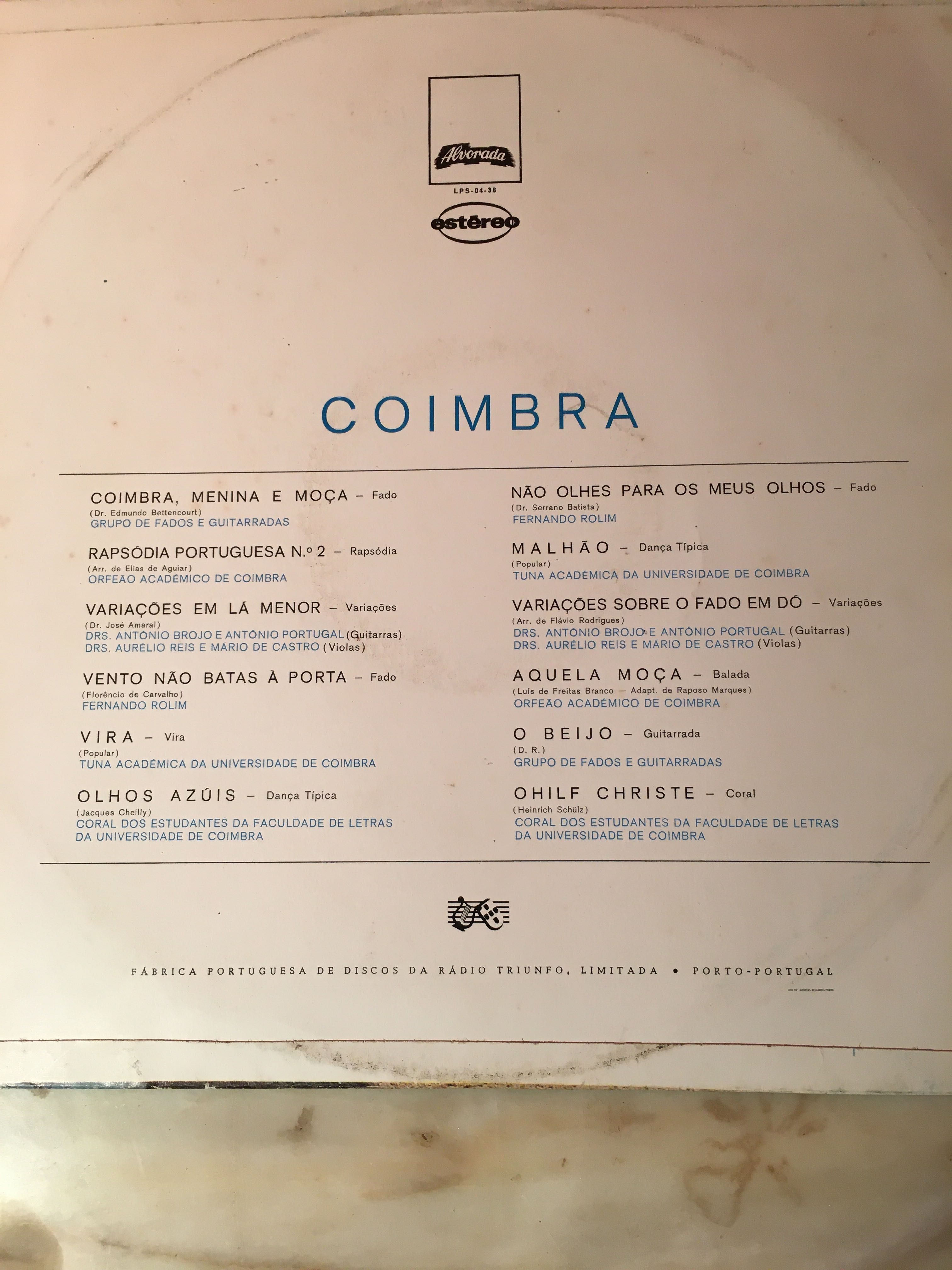 Fado de Coimbra - 2 LP