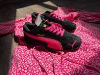 PUMA Speedcat black pink - додаткова шнурівка