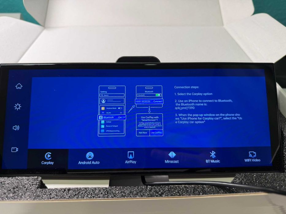 11.4" універсальний Wireless CarPlay дисплей Imagebon H70K QLED