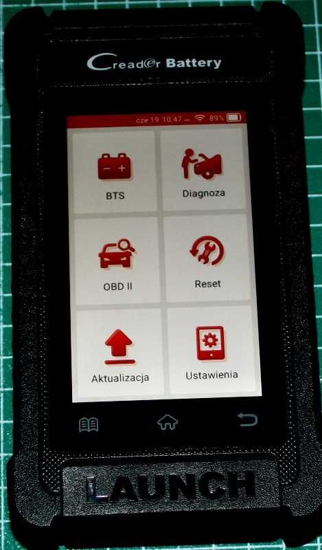 LAUNCH X431 CRB5001 tester diagnostyczny + akumul darmowe aktualizacje