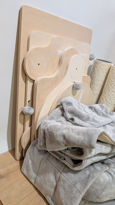 Natural Paradise Drapak Dla Kota 2W1 Amaryllis Jasnoszary NAJWIĘKSZY