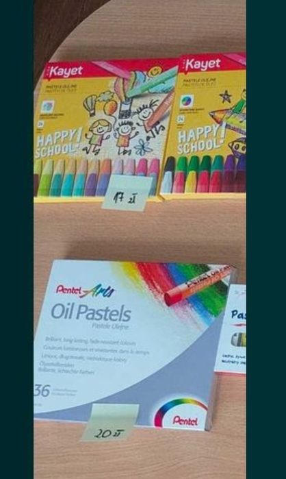 Kredki pastele zestaw- 54 zl