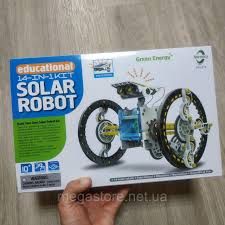 Конструктор на солнечных батареях Solar Robot робот 14 в 1