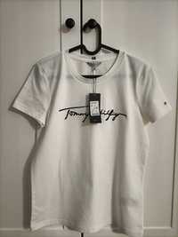 T-shirt koszulka Tommy Hilfiger, biały rozm XS