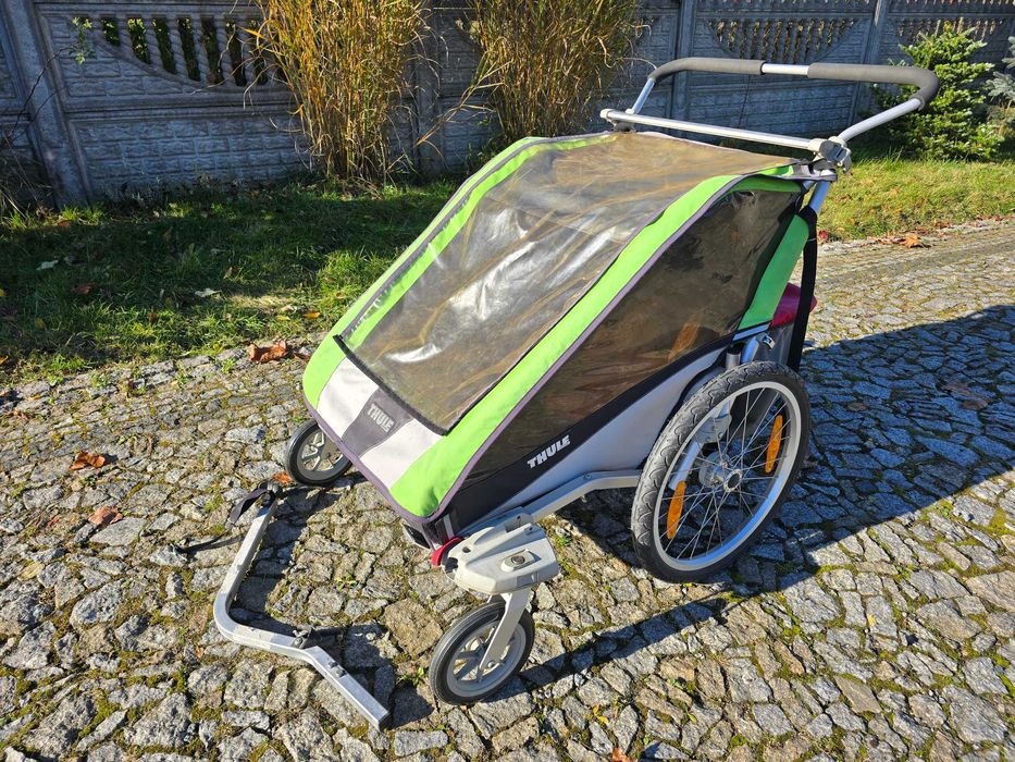 THULE Chariot Cheetah 2 - Przyczepka rowerowa dziecięca z torbą