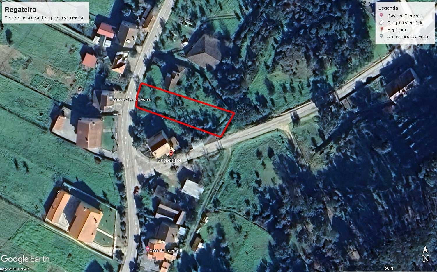Terreno urbano com 873 m2, Regateira, Góis