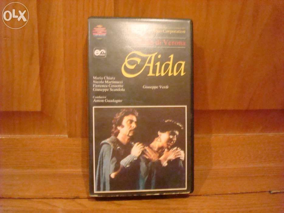 Cassete de Video VHS: Aida de Giuseppe Verdi - Arena de Verona