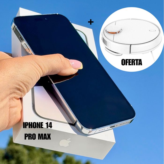 iPhone 14 Pro Max Prateado 256 GB + Acessórios + OFERTA ROBOT XIAOMI
