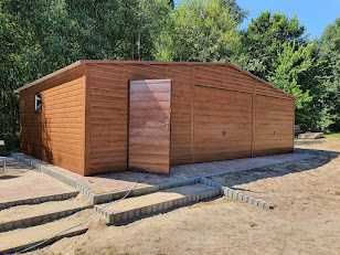 blaszak garaż na budowę schowek garaż blaszany konstrukcja stalowa 4x6