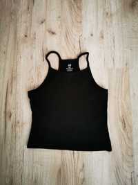 H&M czarny top r. 146/152