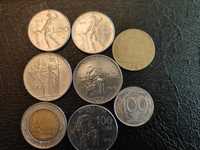 Zestaw monet Włochy Liry