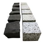 Kostka cięta płomieniowana 10x10x8 granitowa kamień naturalny