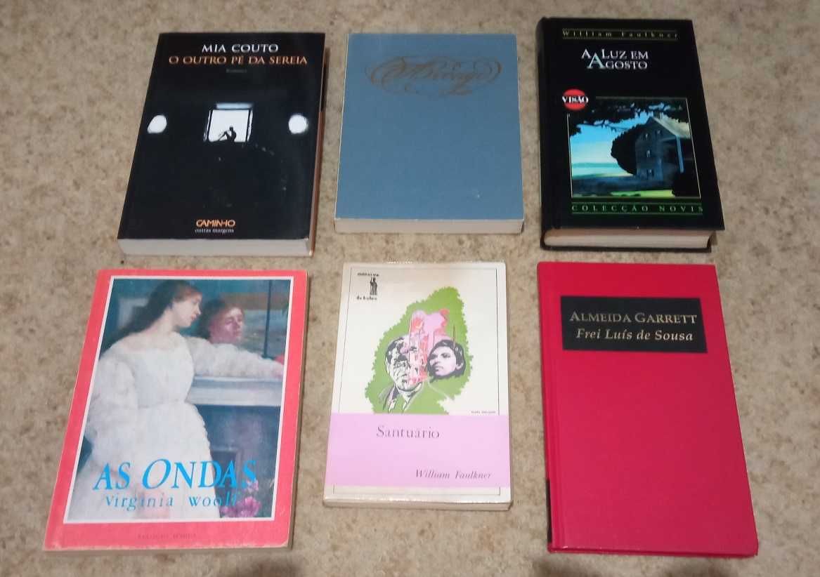 Lote de 30 livros Stendhal, Faulkner, Garcia Márquez, Sartre, etc