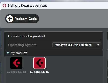 Steinberg CUBASE 15 LE i 13  - Oryginalna Licencja DAW studio vst aac